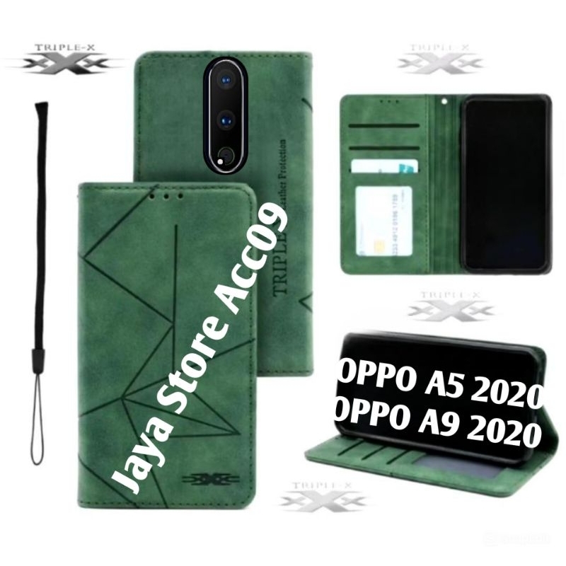 CASE OPPO A5 2020/OPPO A9 2020 FLIP COVER SARUNG CASE DOMPET