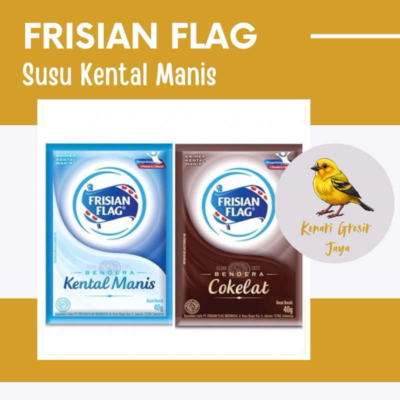 

Frisian Flag Kental Manis All Varian Renceng 40 Gram x 6 Sachet