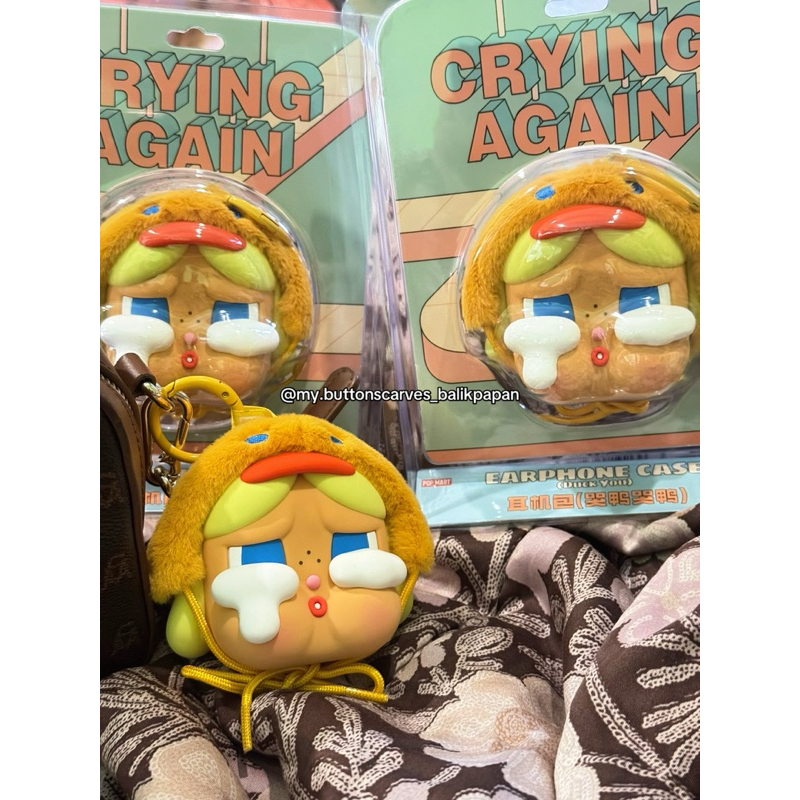 POP MART CRY BABY CRYING AGAIN EARPHONE CASE ORIGINAL NEW BUKAN SECOND BEKAS PRELOVED LALBUBU BALIKP