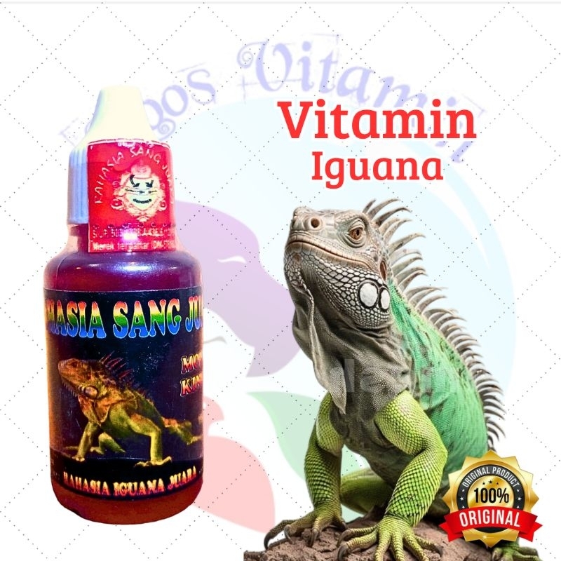 RSJ Vitamin Iguana 30 ml Original Penambah Nafsu Makan Hewan Reptil IGUANA