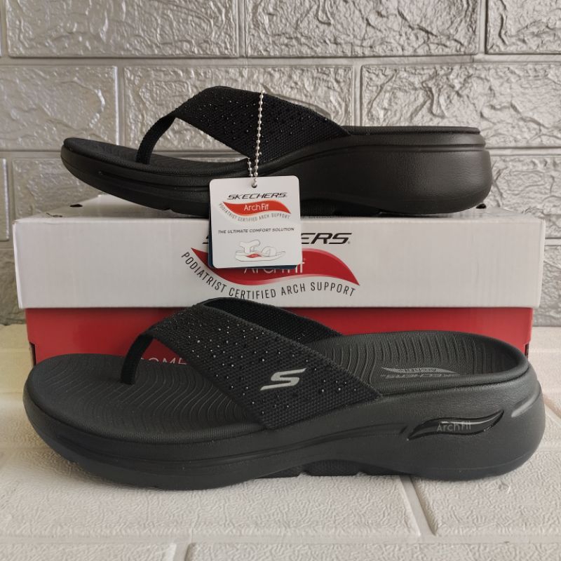 Skechers Sandal Go Walk Arch Fit Dazzle Cewek Sale