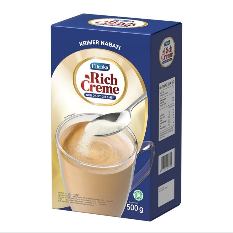 

Ellenka Rich Creme Krimer Nabati Non Dairy 500 g