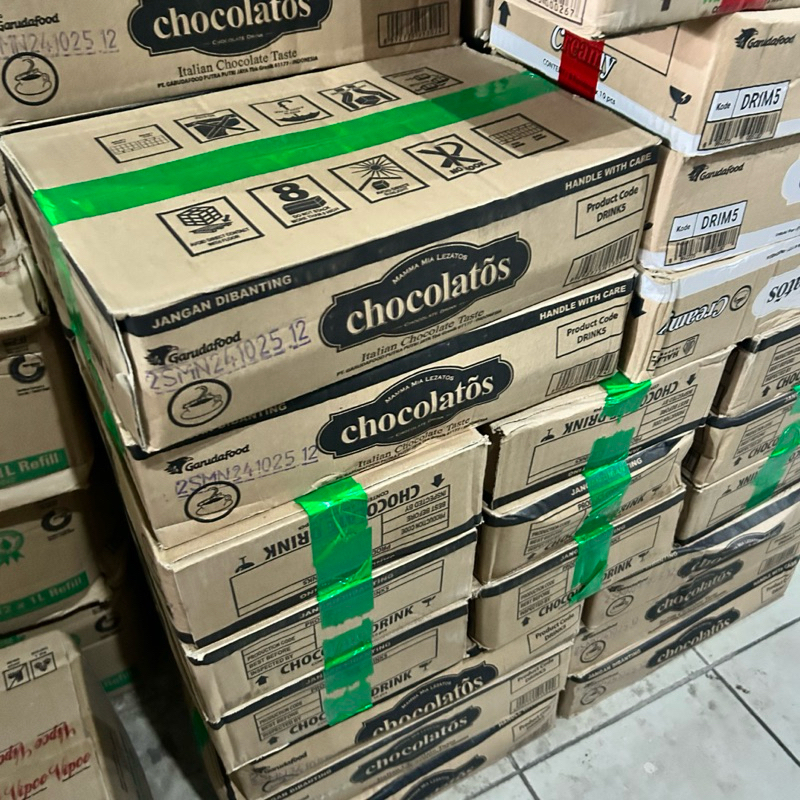 

Chocolatos Choco Drink & Matcha Latte per 1 Dus isi 8 Renceng