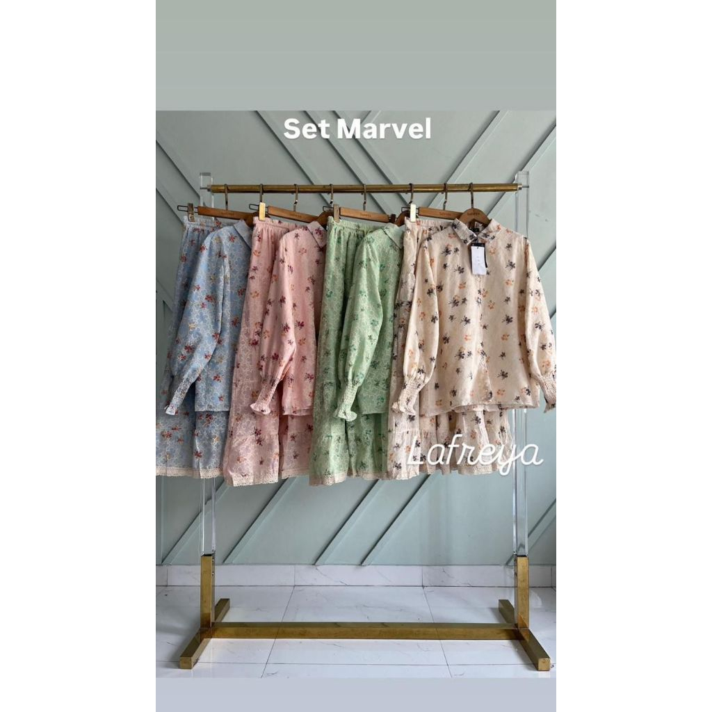 Nae Ella Lafreya Set Marvel Fashion  Muslim Import Premium