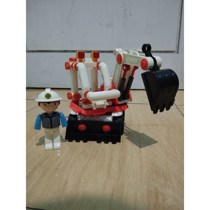 preloved Edtoy Pro-Mobile Excavator Magnetic Construction Vehicle magnet original bukan magformers