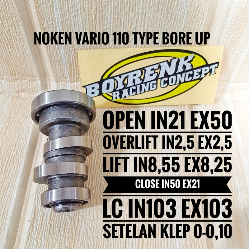 NOKEN AS RACING VARIO 110 / KARBU CAM - BOYRENK RACING