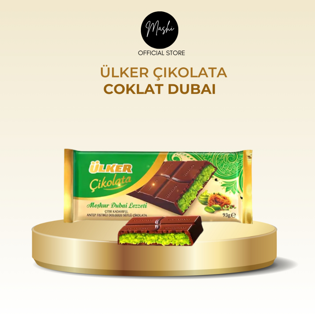 

Ulker Coklat Dubai | Ülker Çikolata Dubai Kunafa Pistachio | Coklat Original Turki