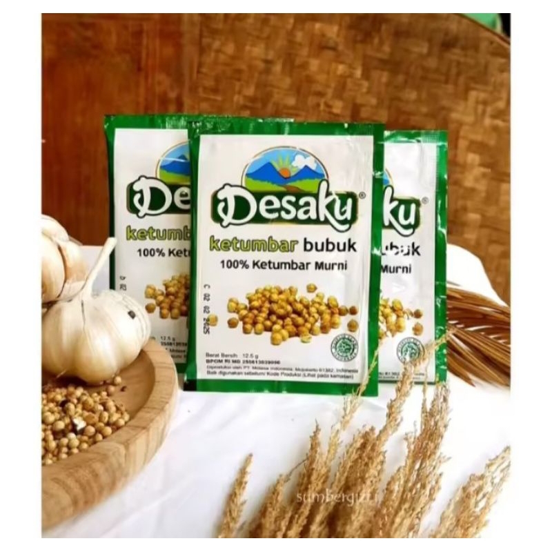 

1 Renteng isi 12 sachet ketumbar bubuk desaku bumbu masakan
