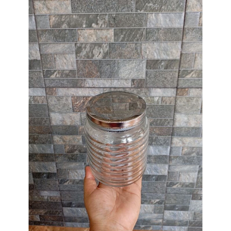 

[ Free Buble Warp ] Toples Kaca Kedap udara motif ulir IMJ-7RN/ATSL