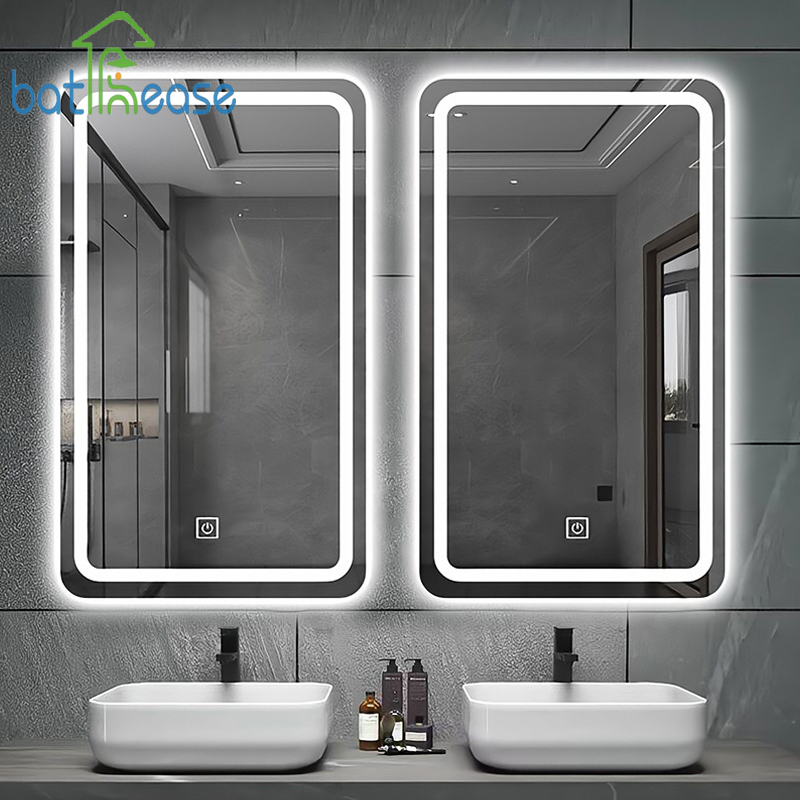 Cermin Aesthetic Kaca DindingCermin Dinding Kamar Mandi Wastafel Rias Make Up Sanblasting Sanblas Sa