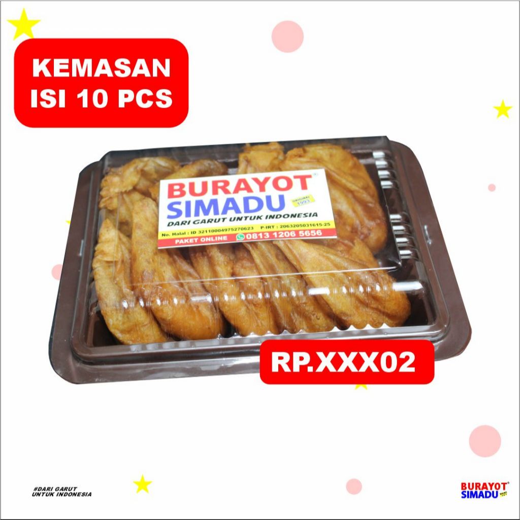 

Burayot Crispy Rasa Gula Aren 10pcs Cranberry HALAL