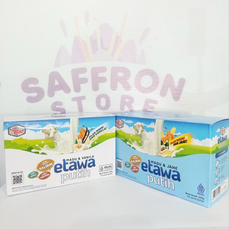 

Susu Kambing Etawa Putih Ratu Lebah Isi 10 Sachet