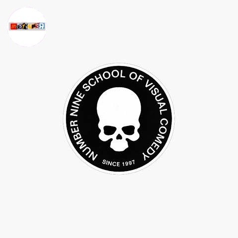 

sticker Number Nine Japan skull logo stiker