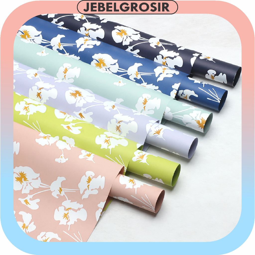 

20 Lembar Flower Wrapping Cellophane Kertas Buket Bunga Bouquet Florist Valantine Kertas Kado KB6163