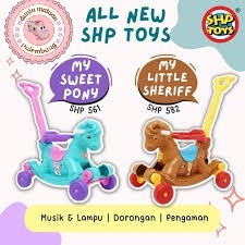 Mainan Anak kuda-kudaan dorong SHP TOYS SHP 582 LS 582 & SHP 561 SP 561