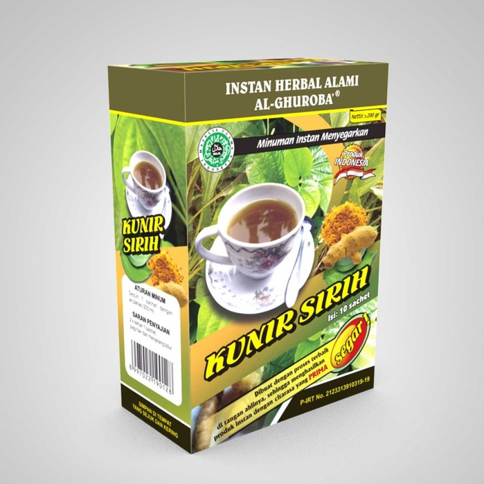 

Al-Ghuroba Kunir Sirih Instan Asli Herbal Bau Badan, Keputihan, Nyeri Haid, Antioksidan 200gr