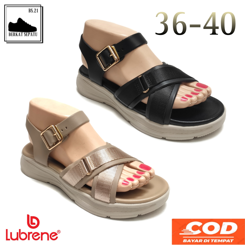 [COD] Sandal Gunung Wanita Wedges Lubrene Amora 303-L Terbaru | Sandal Wanita Model Tali | Sandal Ce