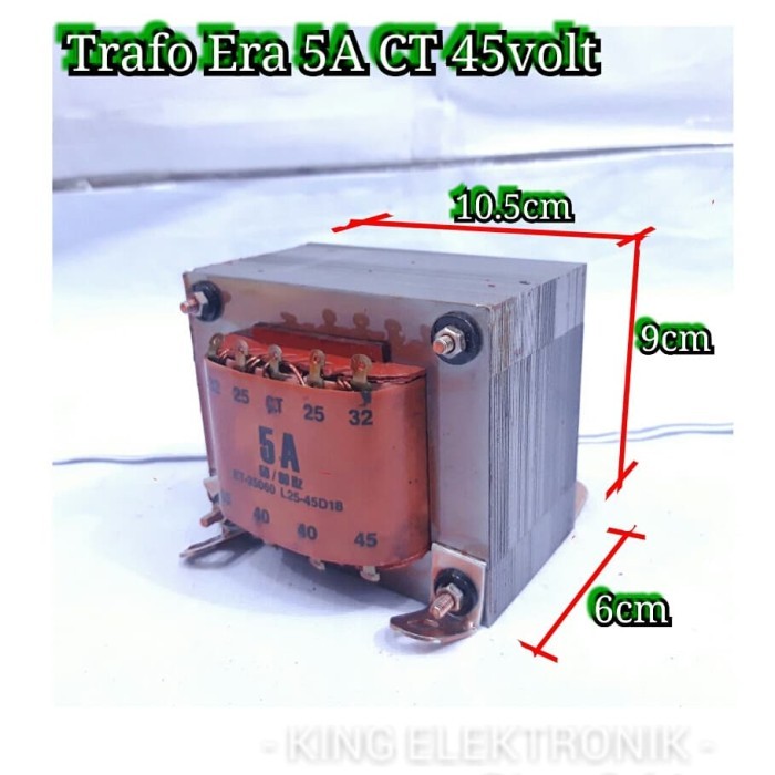 Trafo Era 5a CT 45v