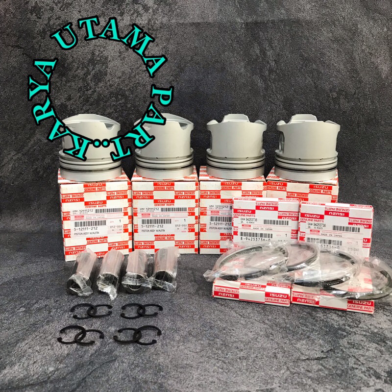 Piston Set/Piston+Ring Piston Isuzu Panther 2.3cc-C223 1Srt STD