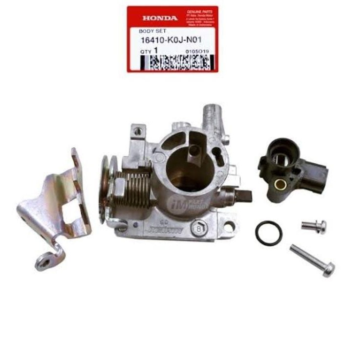 THROTTLE BODY ONLY (Body Set - Sensor Tps) HONDA GENIO - BEAT FI K1A - SCOOPY FI K2F (16410-K0J-N01 