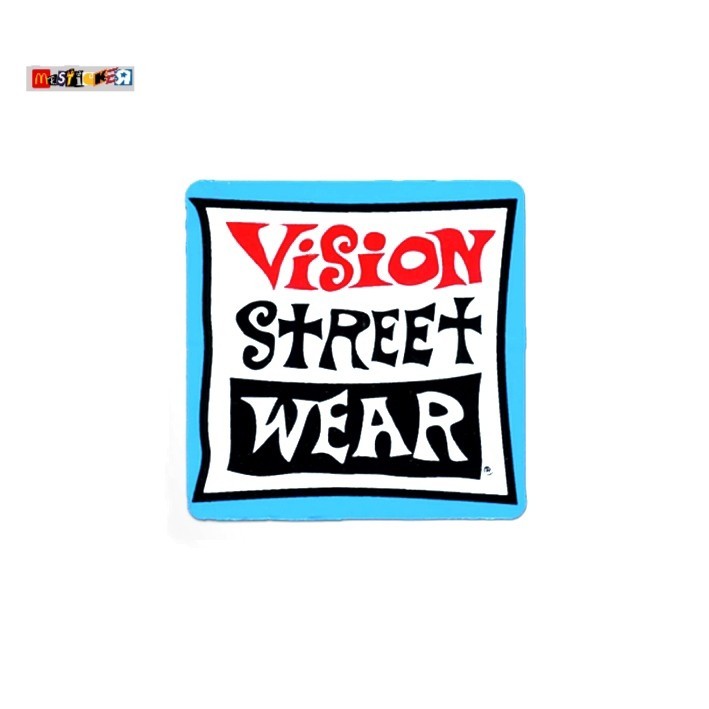 

sticker vision street wear logo stiker retro