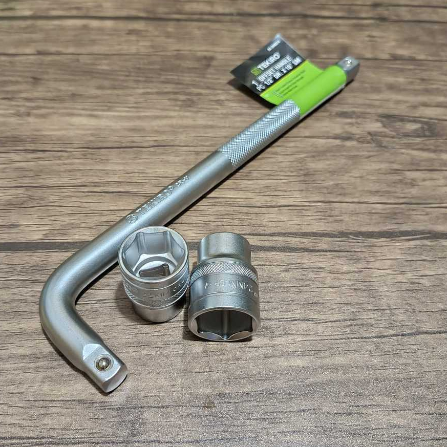Paket Gagang Kunci Shock Sok ½" Inch + Mata Shock 19mm 22mm murah