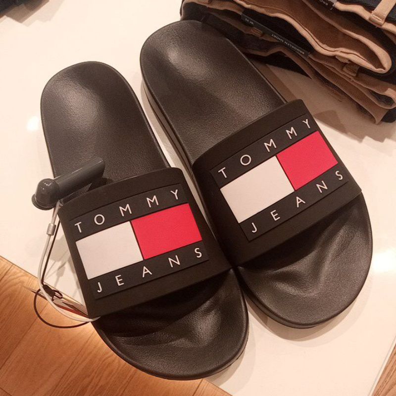 SANDAL SLIDE TOMMY HILFIGER ORIGINAL BLACK