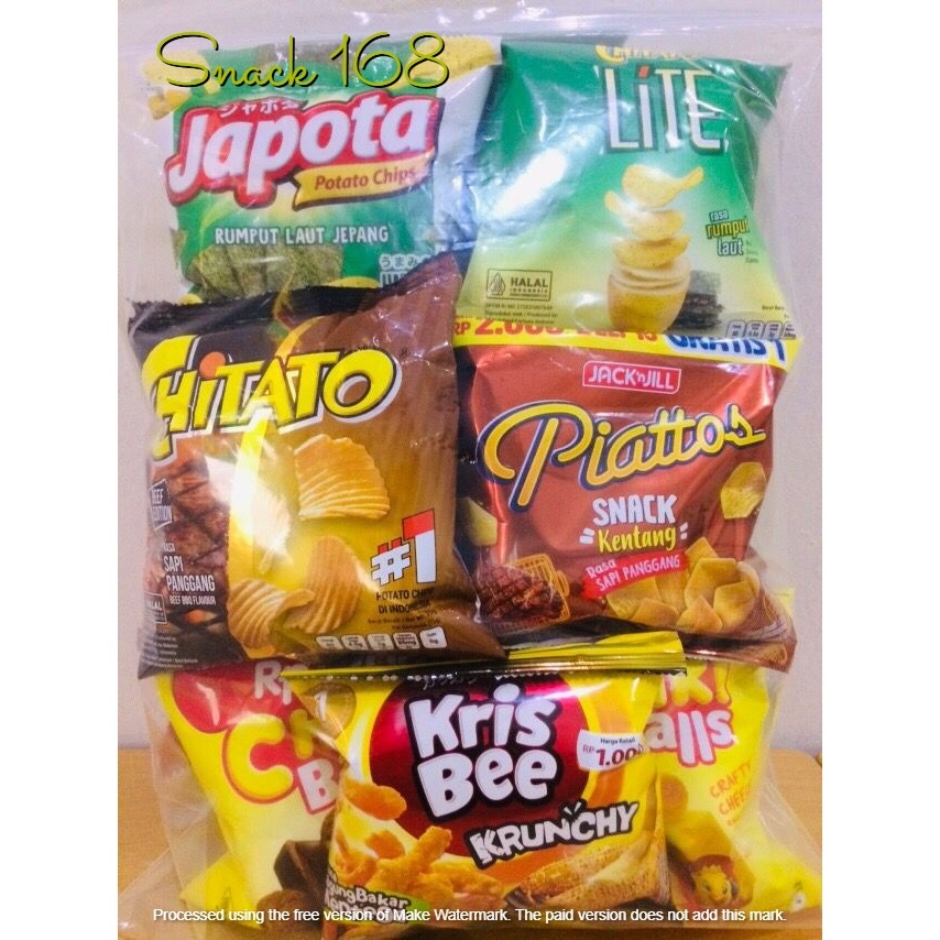 

Mix Chiki Snack Flafour (1 Pack Isi 10pcs Snack Campur)