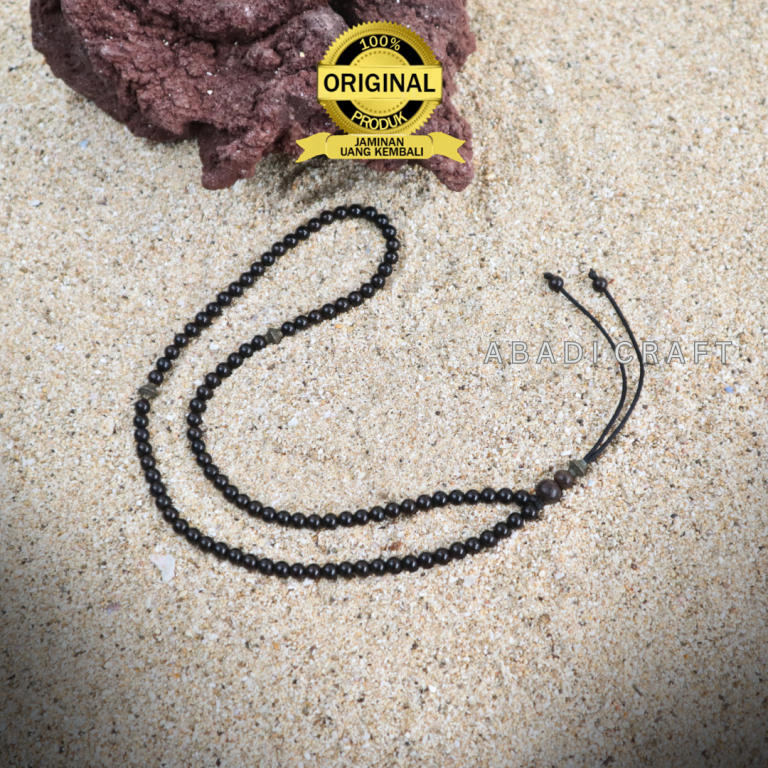 Kalung TasbihKayu Kokka Koka Kaukah Kaokah ASLI 99 Butir Kecil Asli Original 100% Keren Mewah Aesthe