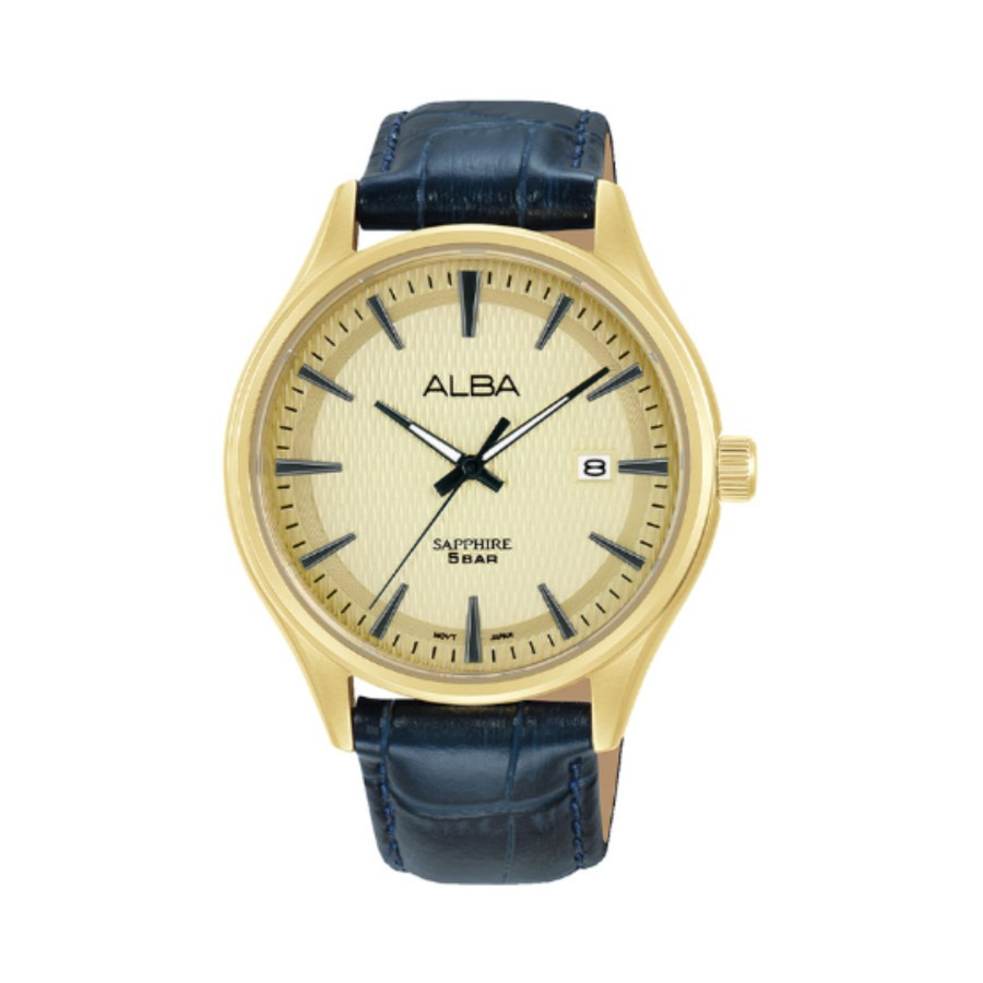 Jam Tangan Kulit Alba Men AS9V16 AS9V16X1 Original Garansi Resmi 1 Tahun