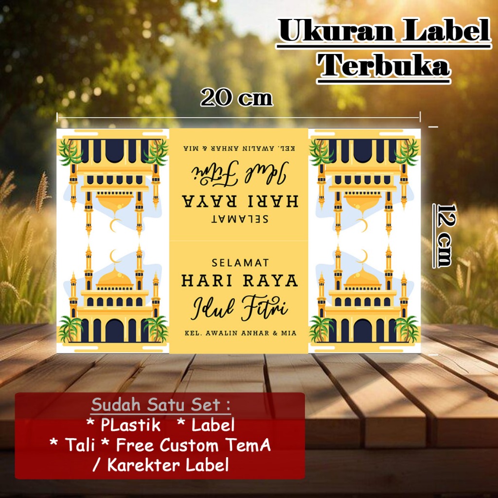 

COD Tas Snack Lebaran Murah 20 x 35 cm (TL014) - Tas Snack Hari Raya Idul Fitri Hampers Hari Raya Souvenir Lebaran Iedul Fitri Tas Kado / Hadiah Pesta Tas Plastik ULTAH ULang Tahun Tas Snack GoodieBag