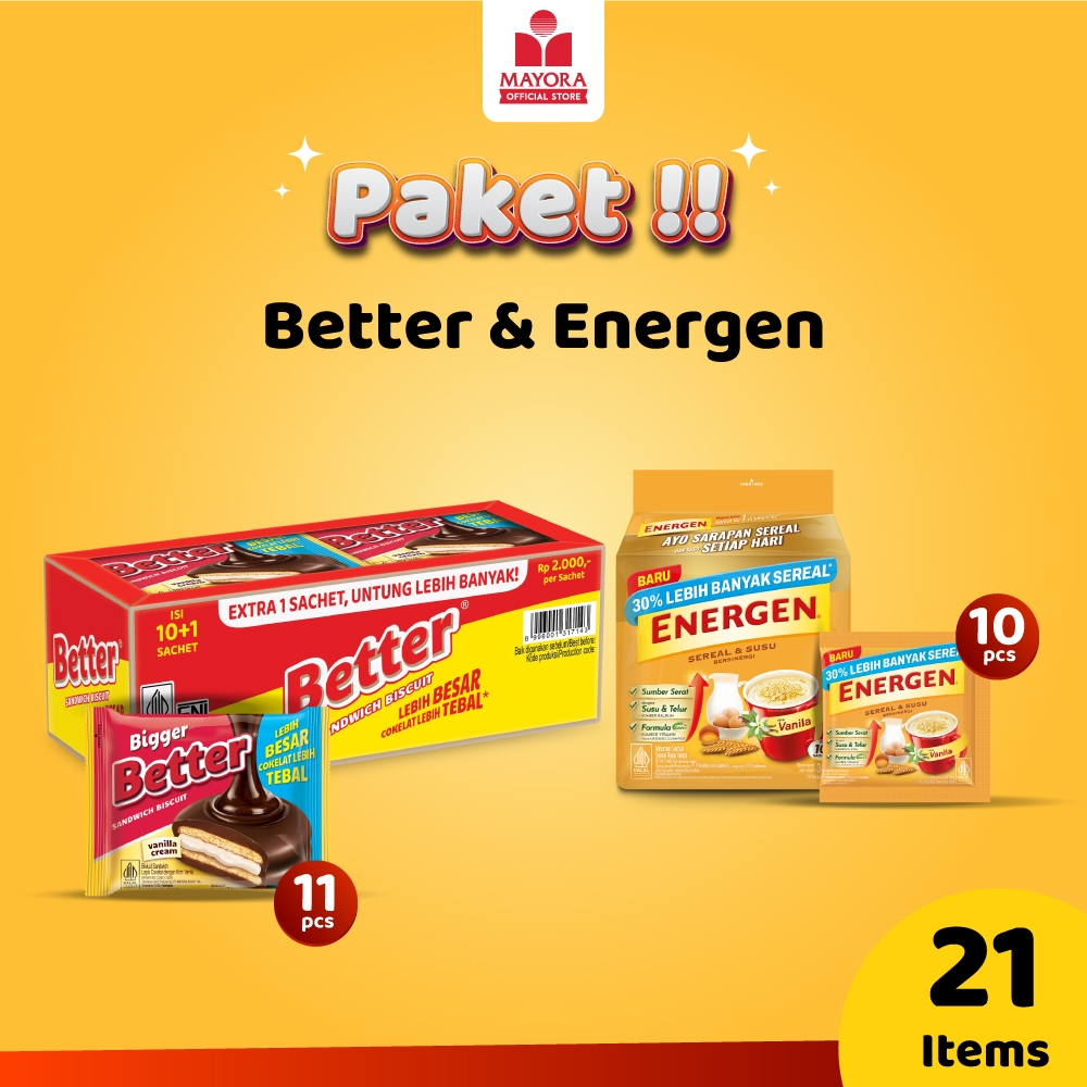 

Paket Biskuit Better dan Sereal Energen