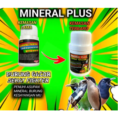 ORIGINAL MINERAL MINERAL PLUS  VITAMIN BURUNG Mineral Plus Vitamin Burung DRK new