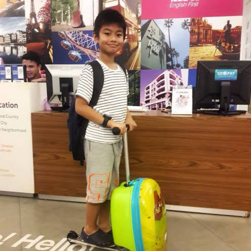 Preloved tas trolley scooter anak kondisi masih bagus 99% negotiable