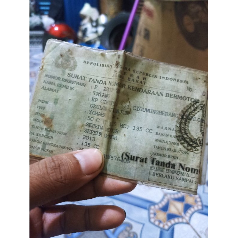 dokumen Jupiter MX 2013