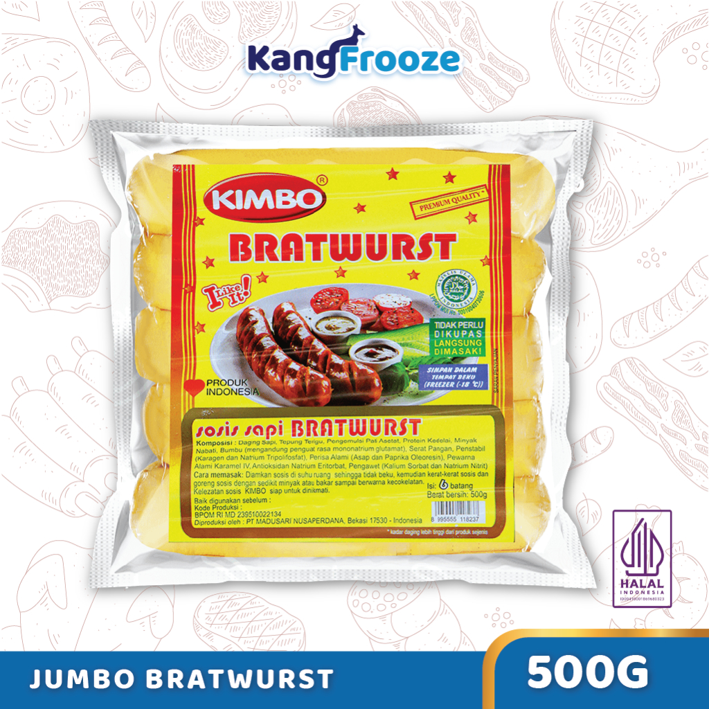 

Kimbo Jumbo Bratwurst Original 500gr