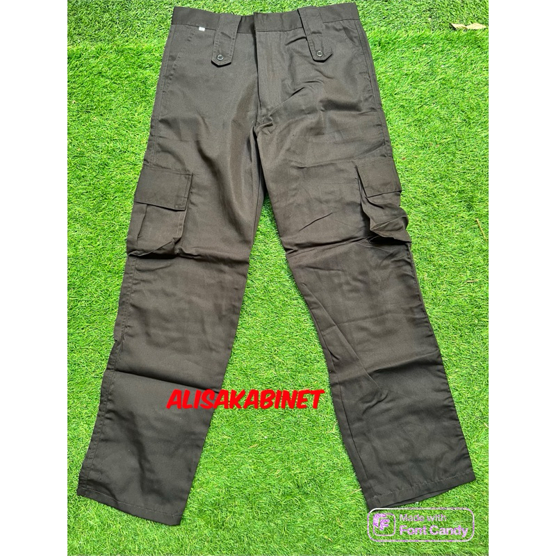 Celana PDL Satpam Security Coklat Tua