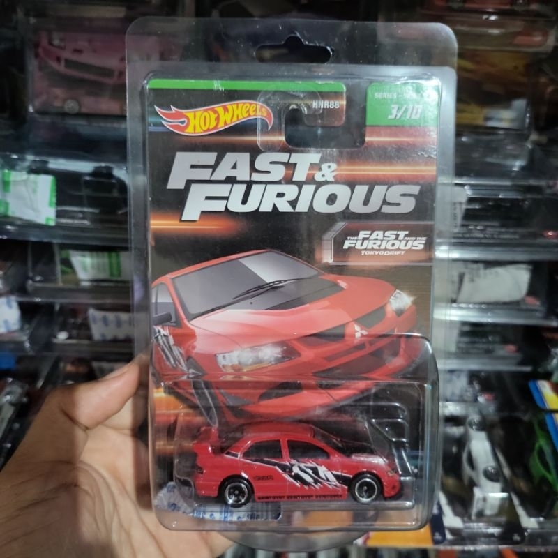 HOTWHEELS MITSUBISHI LANCER EVOLUTION IX - HOTWHEELS LANCER EVO FAST FURIOUS