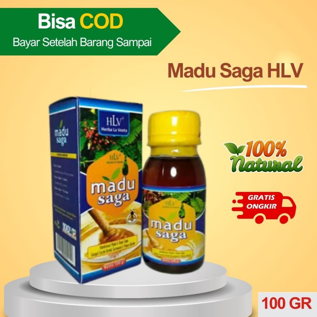

Madu Saga HLV 100gr Untuk Sariawan