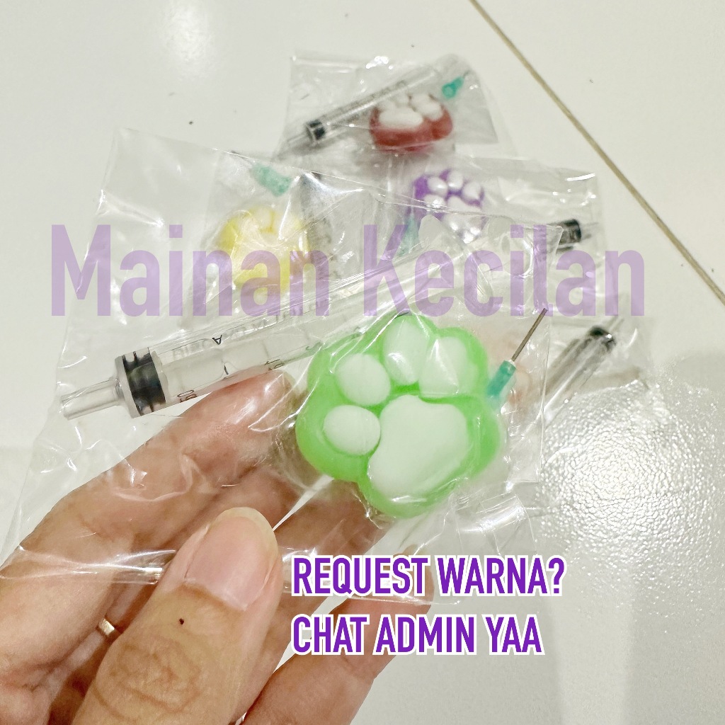 (MAINAN KECILAN) JELLY TELAPAK KAKI KUCING HEWAN PELIHARAAN PET GUGUK GUK GUK CAT TAPAK PAW CUS SUN 