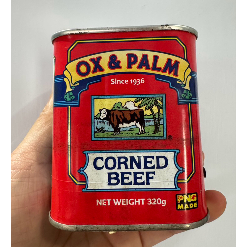 

Ox n Palm Corned Beef Kornet Papua PNG 320 gr