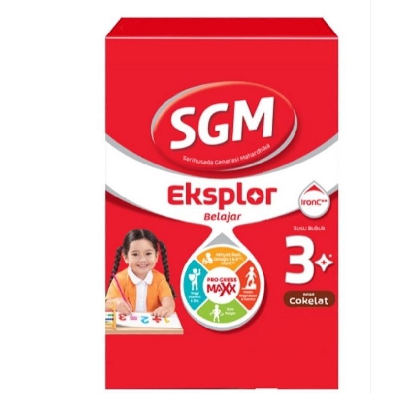 

SGM Eksplor 3+ IronC Susu Bubuk Pertumbuhan Anak Cokelat 400 g