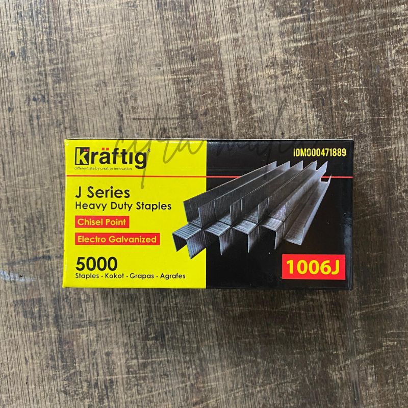

Isi staples 1006J isi steples tembakan angin kraftig 6mm 5000pcs