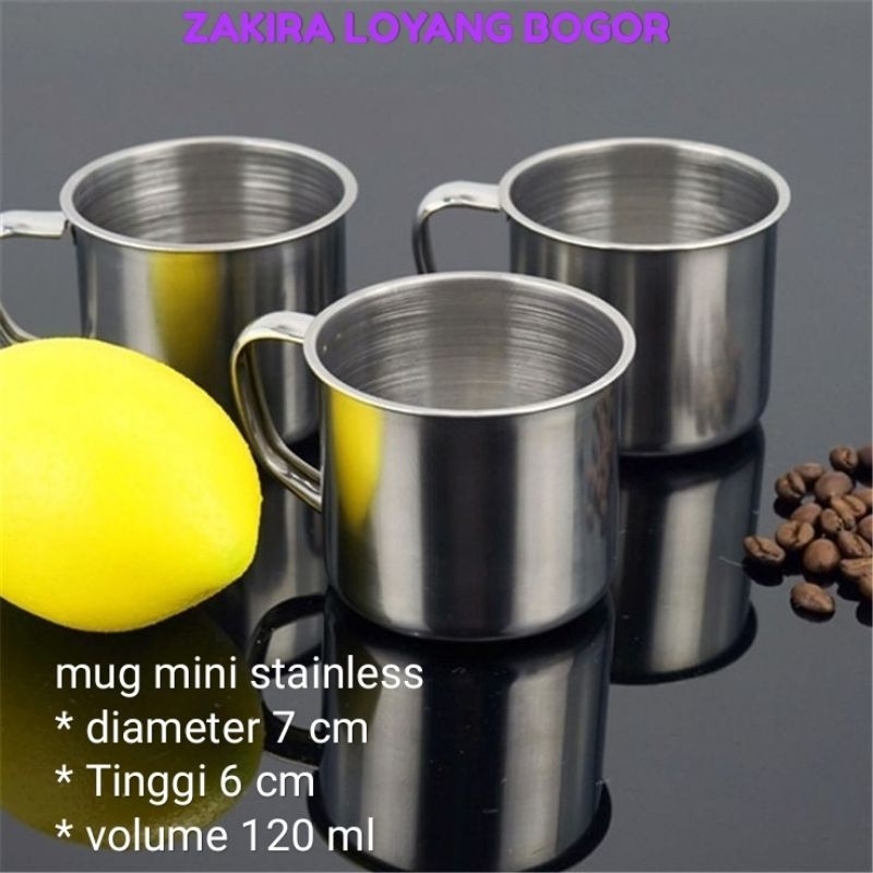Gelas stainless / mug stainless / gelas outdor