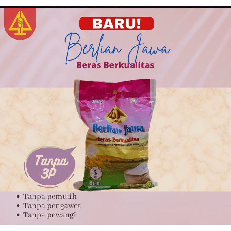 

Beras Berkualitas Berlian Jawa 5kg