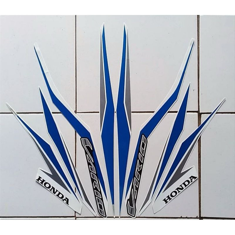 STRIPING LIST BODY VARIO 125 2018 PUTIH