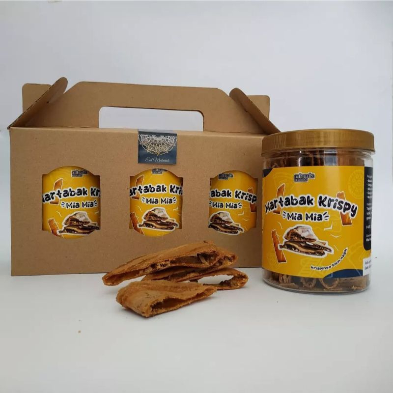 

Cemilan Jajanan MARTABAK Krispi/ crispy dalam kemasan toples