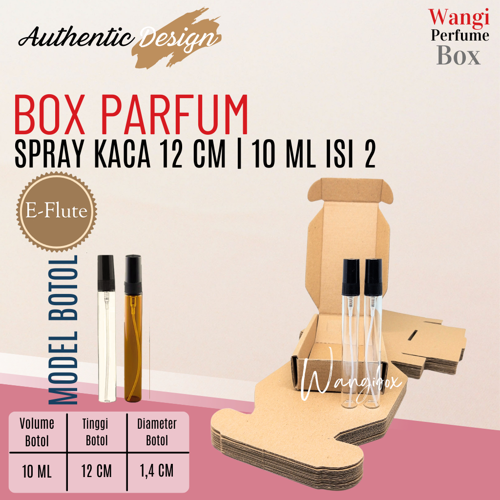 

Wangibox Box Parfum Khusus SPRAY KACA 12CM 10ML ISI 2 E-Flute