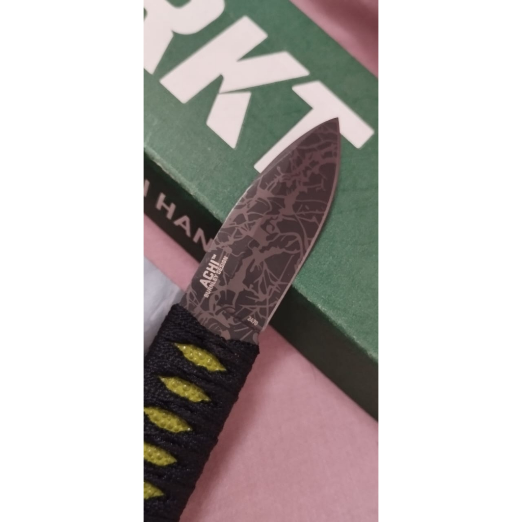 Pisau Camping CRKT Burnley Achi Fixed Blade Knife