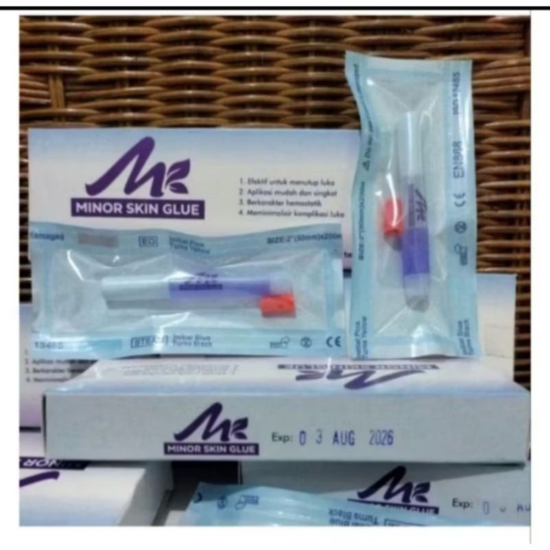minor skin glue 1 ml lem sunat/ lem kitan/ perfect seal/SSG / ebond lem sunat sunathrone